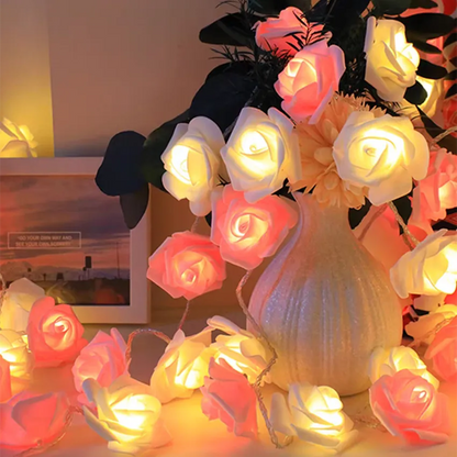 Luci a LED a forma di rosa