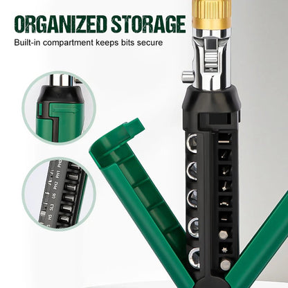 Cacciavite A Cricchetto Regolabile 14-in-1