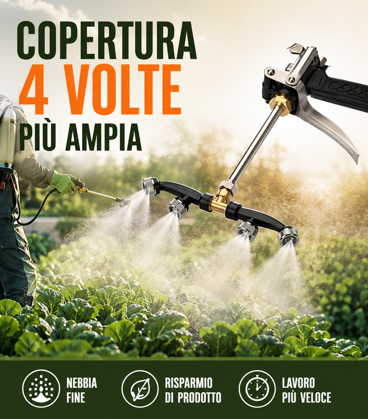 Pistola Nebulizzatrice Agricola a Ugelli