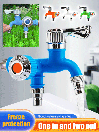 Rubinetto a Doppia Uscita per Tubo