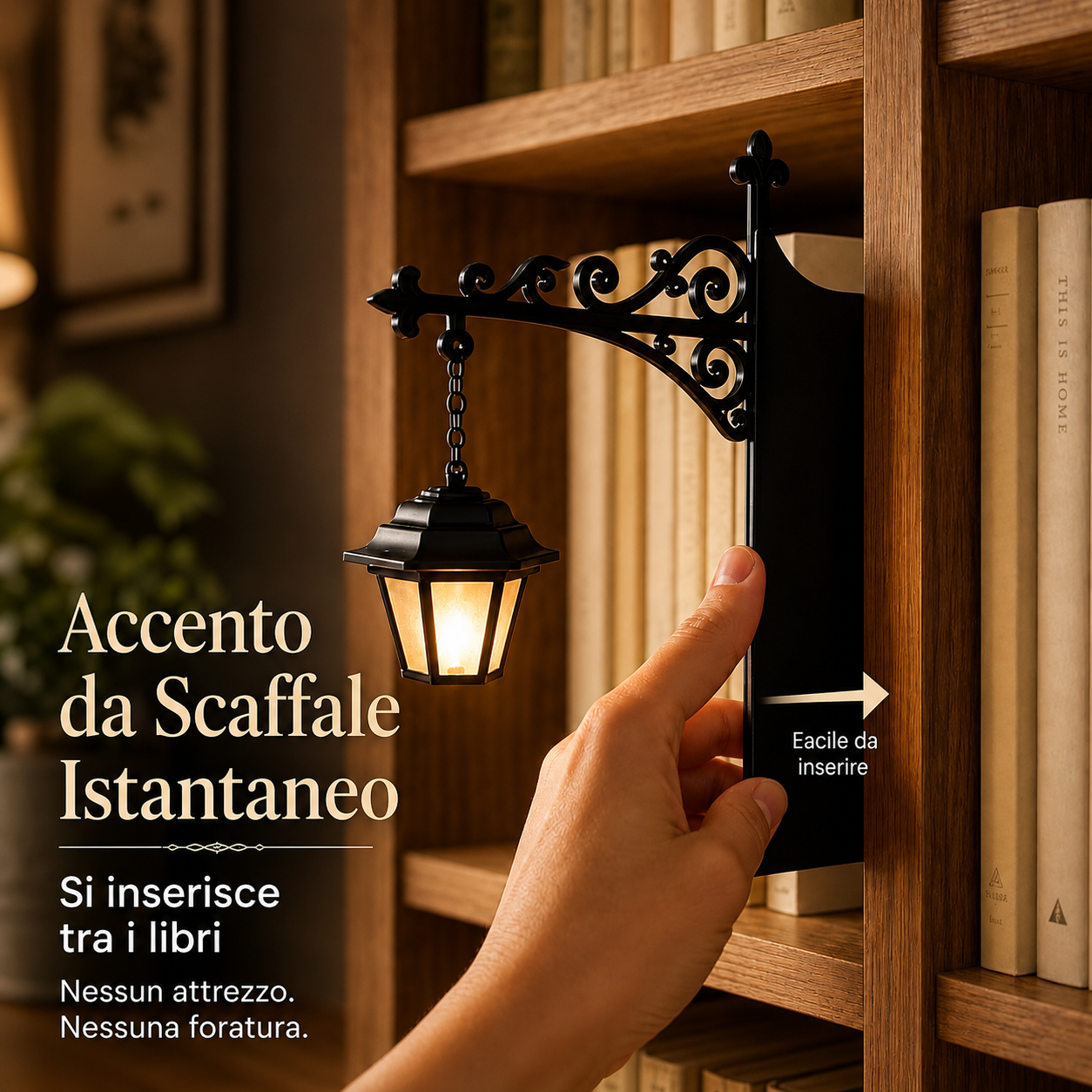 Lampada Decorativa per Libreria 📚