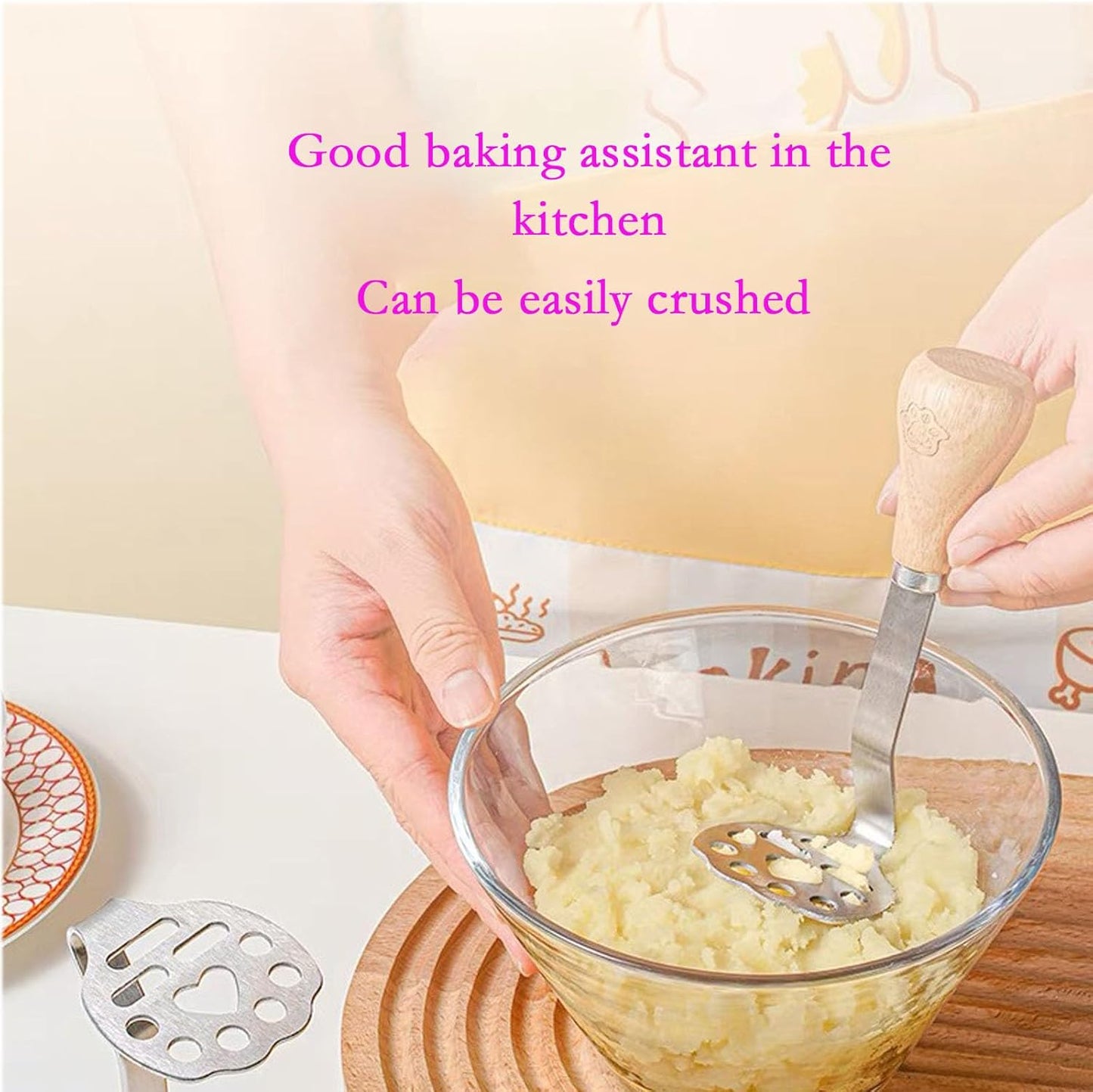 Schiacciapatate in acciaio inox