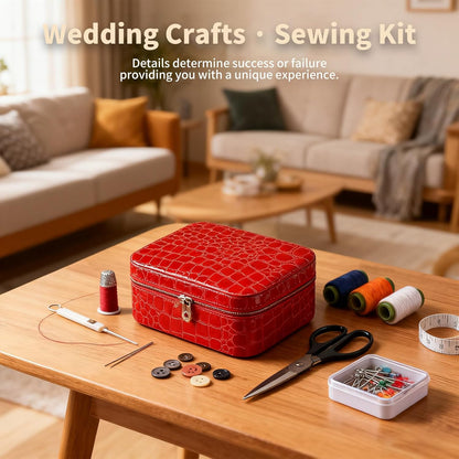 Kit da cucito con custodia portatile