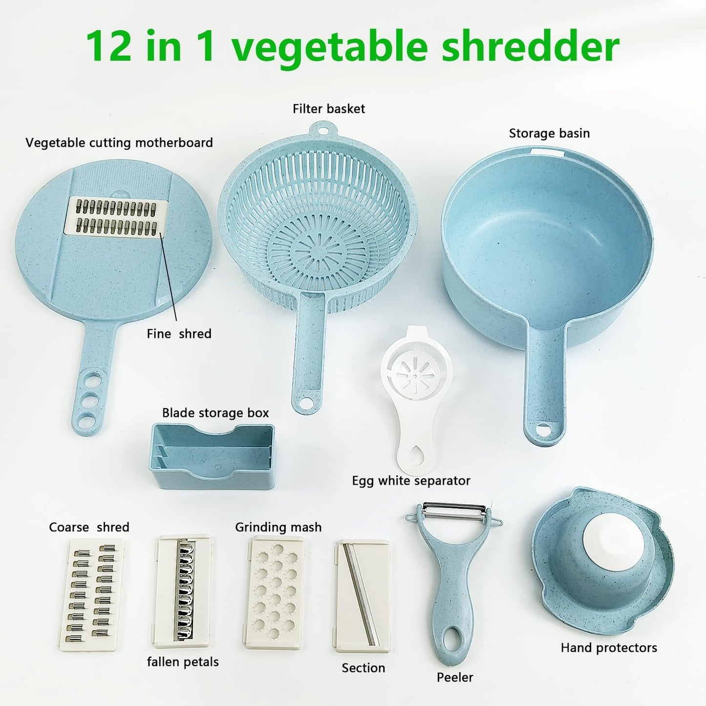 Tagliaverdure multifunzionale 12 in 1