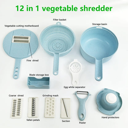 Tagliaverdure multifunzionale 12 in 1