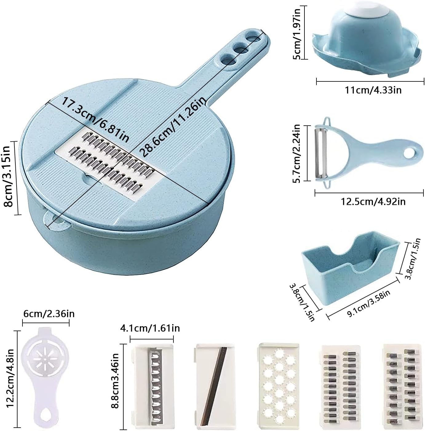 Tagliaverdure multifunzionale 12 in 1