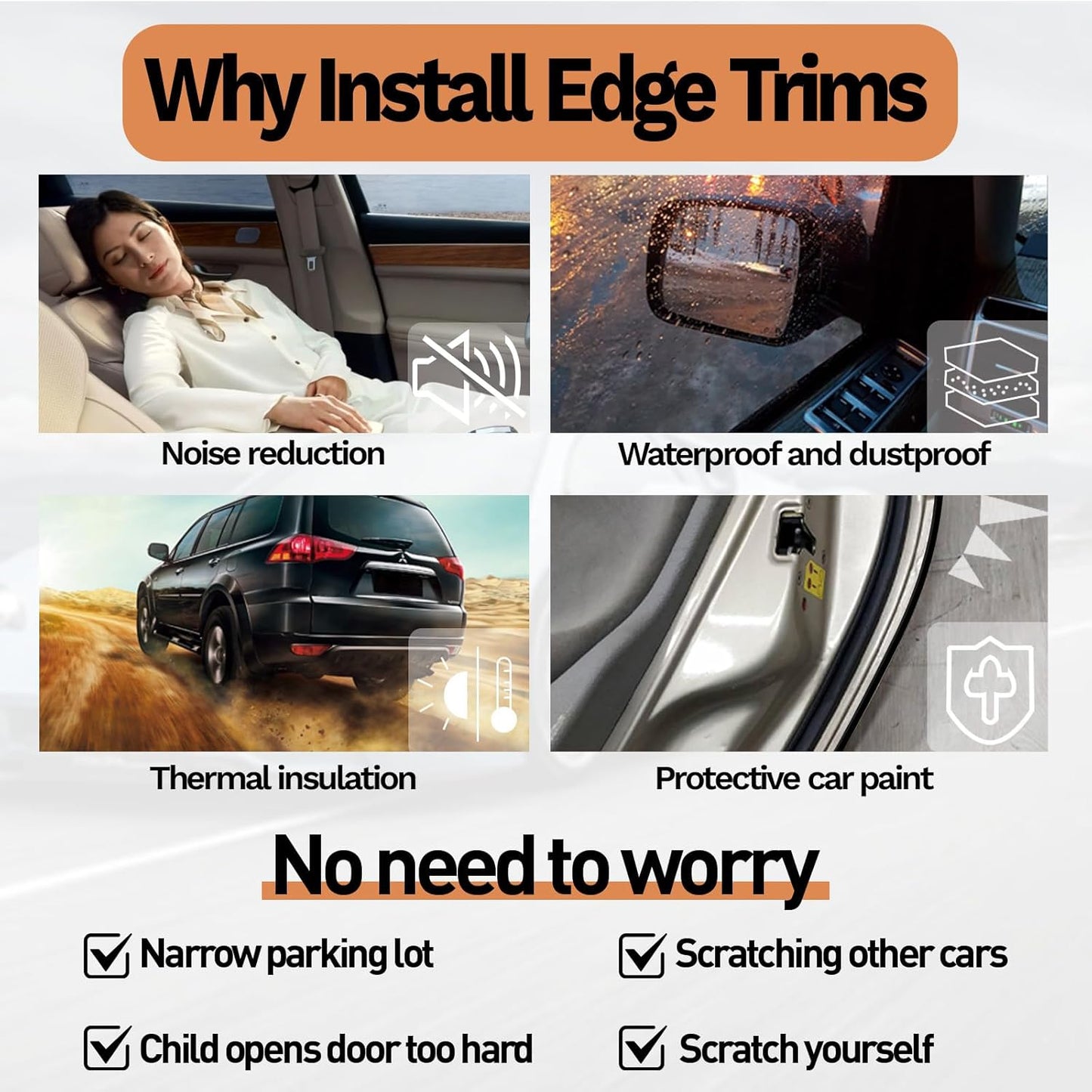 Striscia Anti-collisione per Portiera dell’Auto