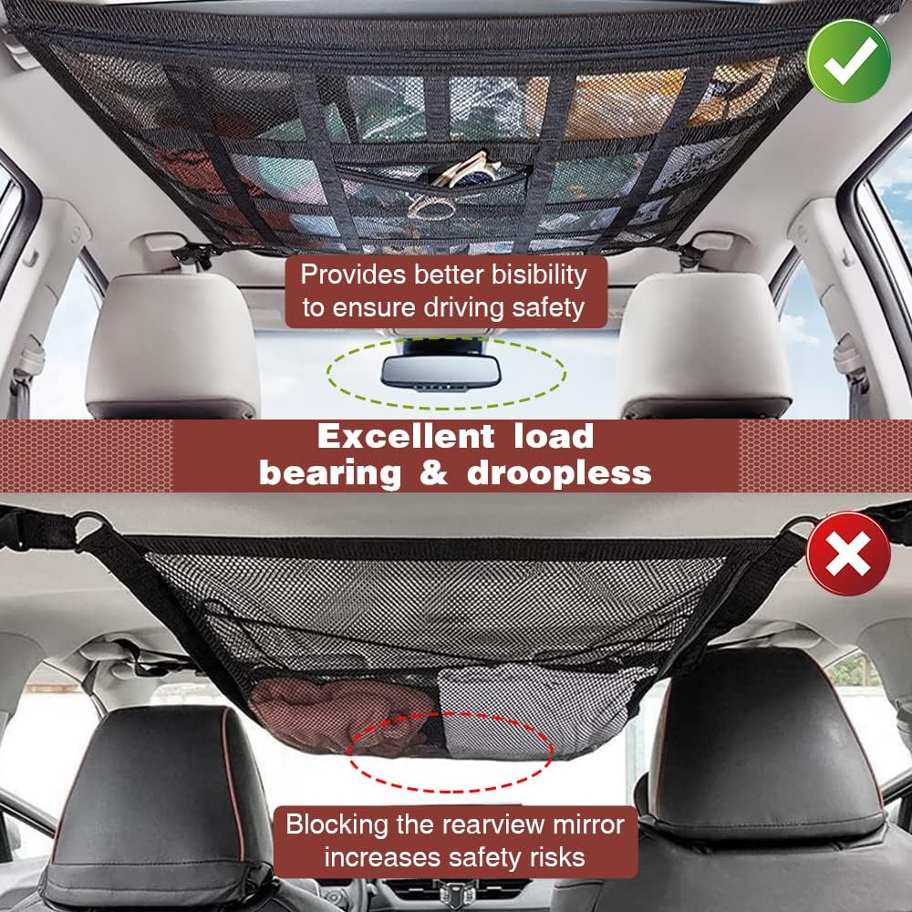 Tasca a rete per riporre l'auto