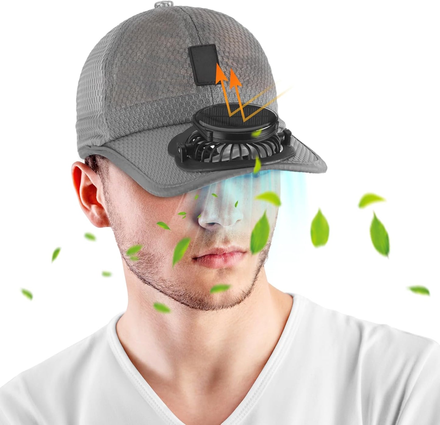 Berretto con Visiera Ricaricabile a Energia Solare