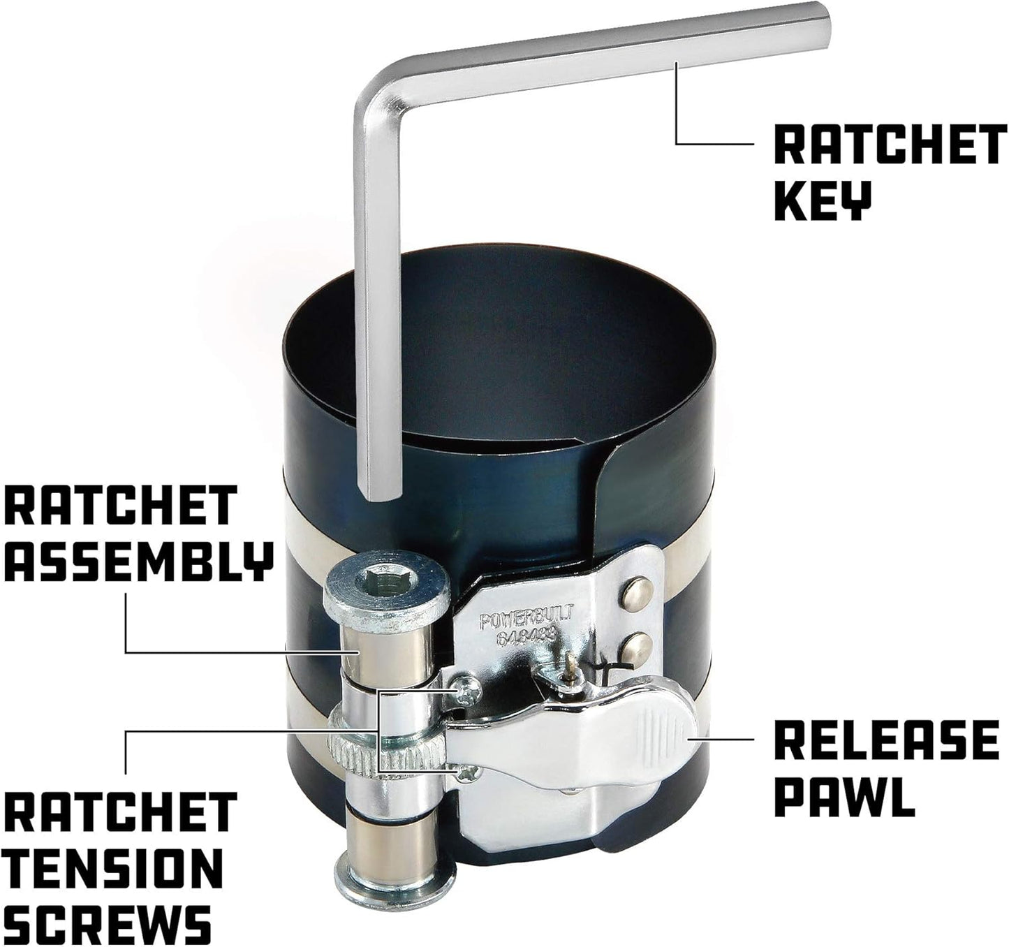 Compressore per segmenti del pistone