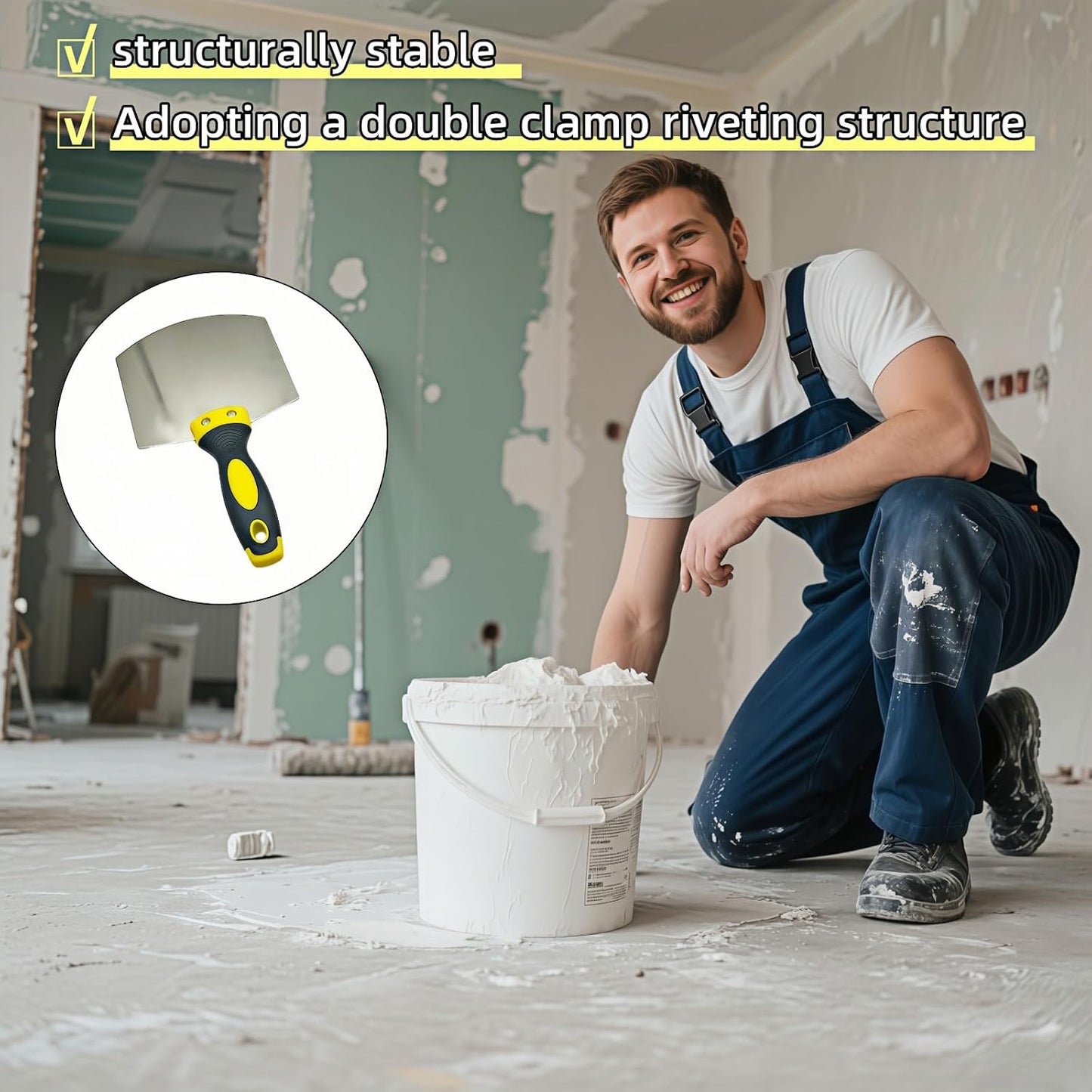 Spatola da stuccatura con lama