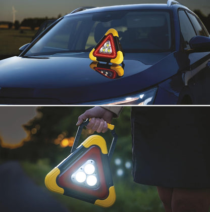 Triangolo di Emergenza LED Solare per Auto 🚨🚨🚨