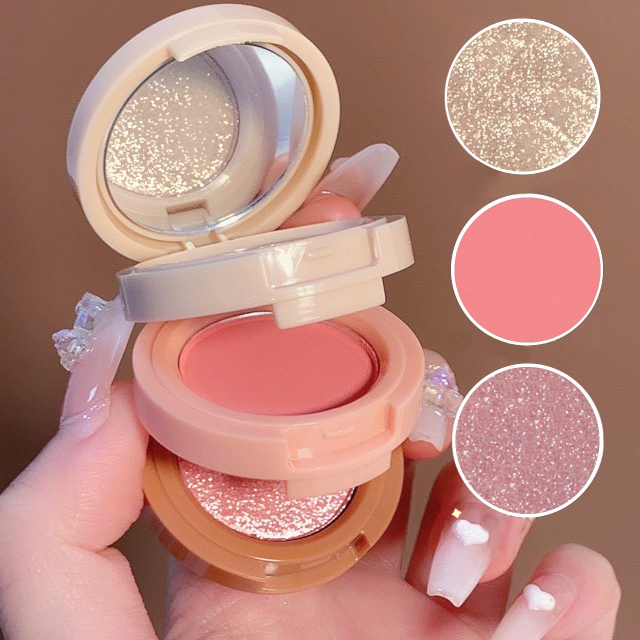 Illuminante + Contorno e Blush 3 in 1