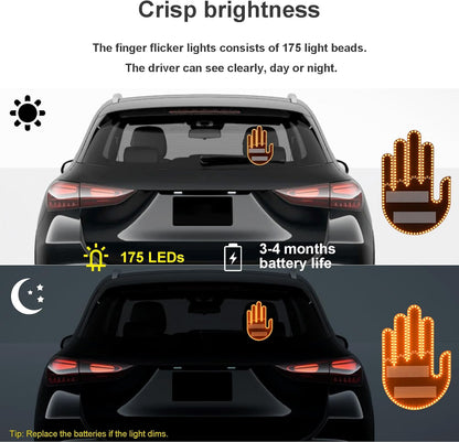 Luce per Auto a Dito con Telecomando