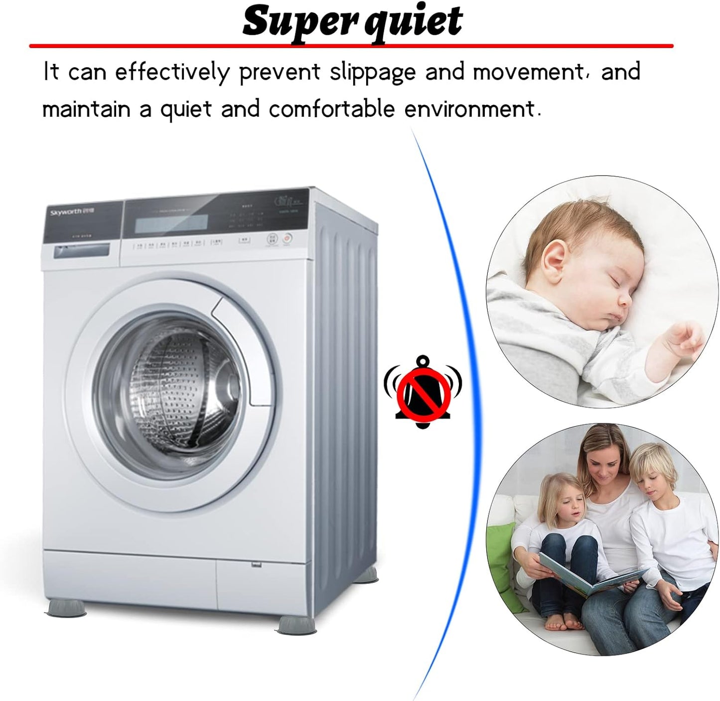 Piedini in gomma anti-vibrazione