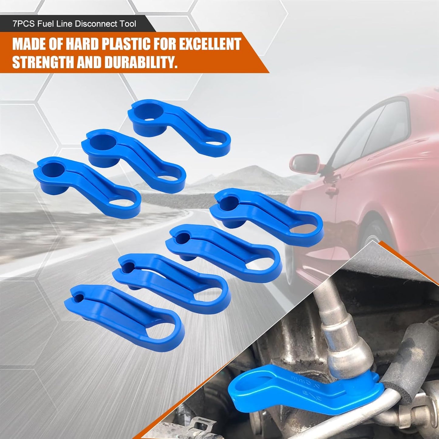 Set di 7 strumenti per scollegare la linea del carburante