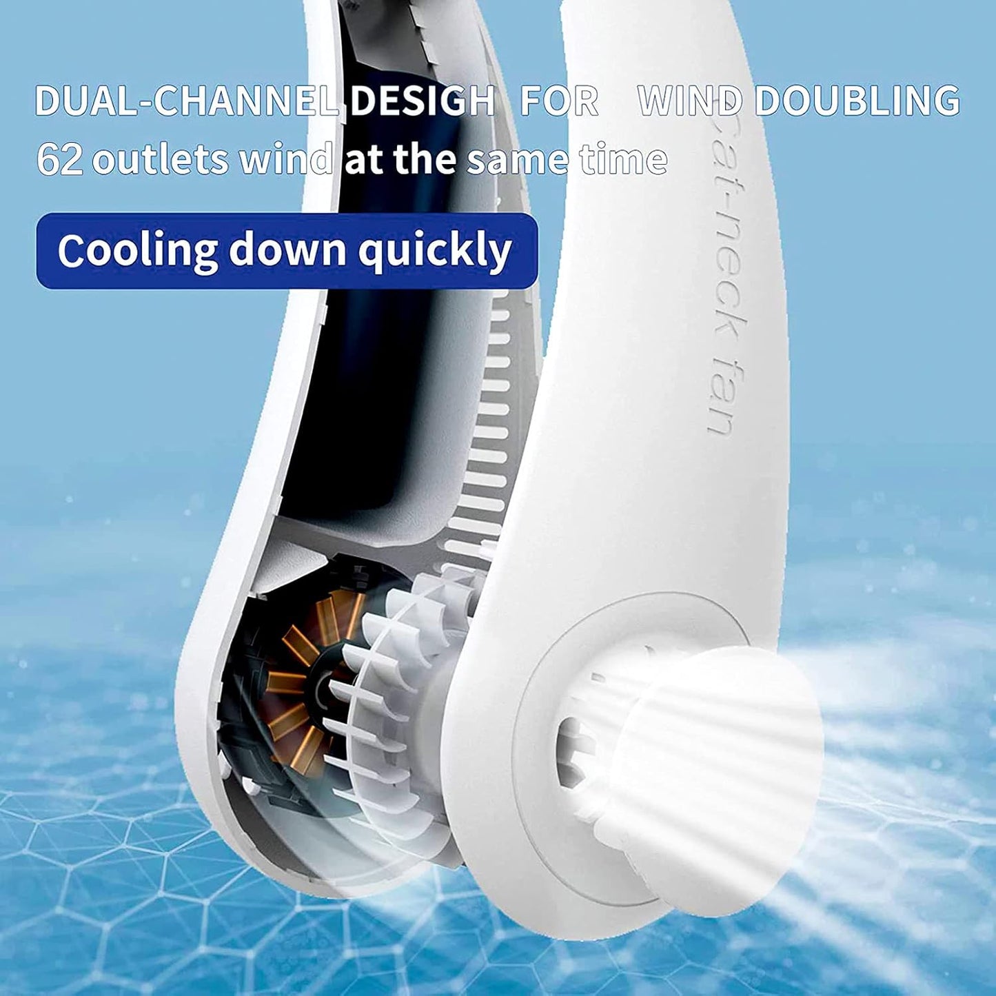 Ventilatore portatile da collo