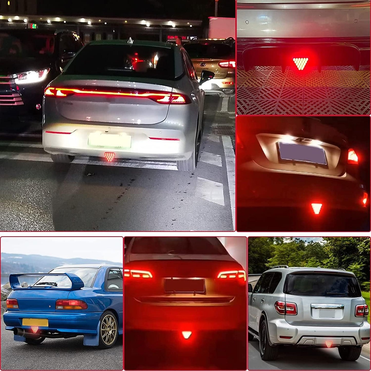 Luce Freno Posteriore Triangolare per Auto