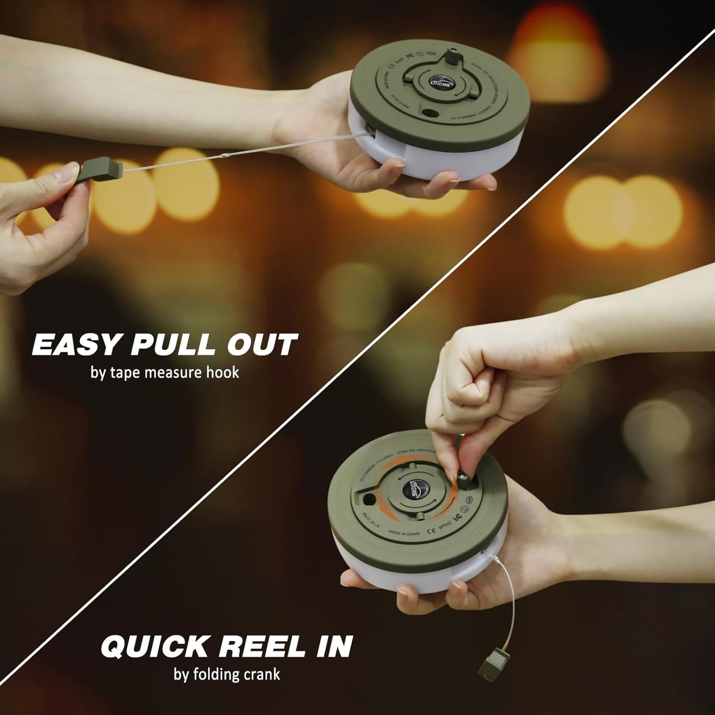 Luce a LED con bobina da campeggio