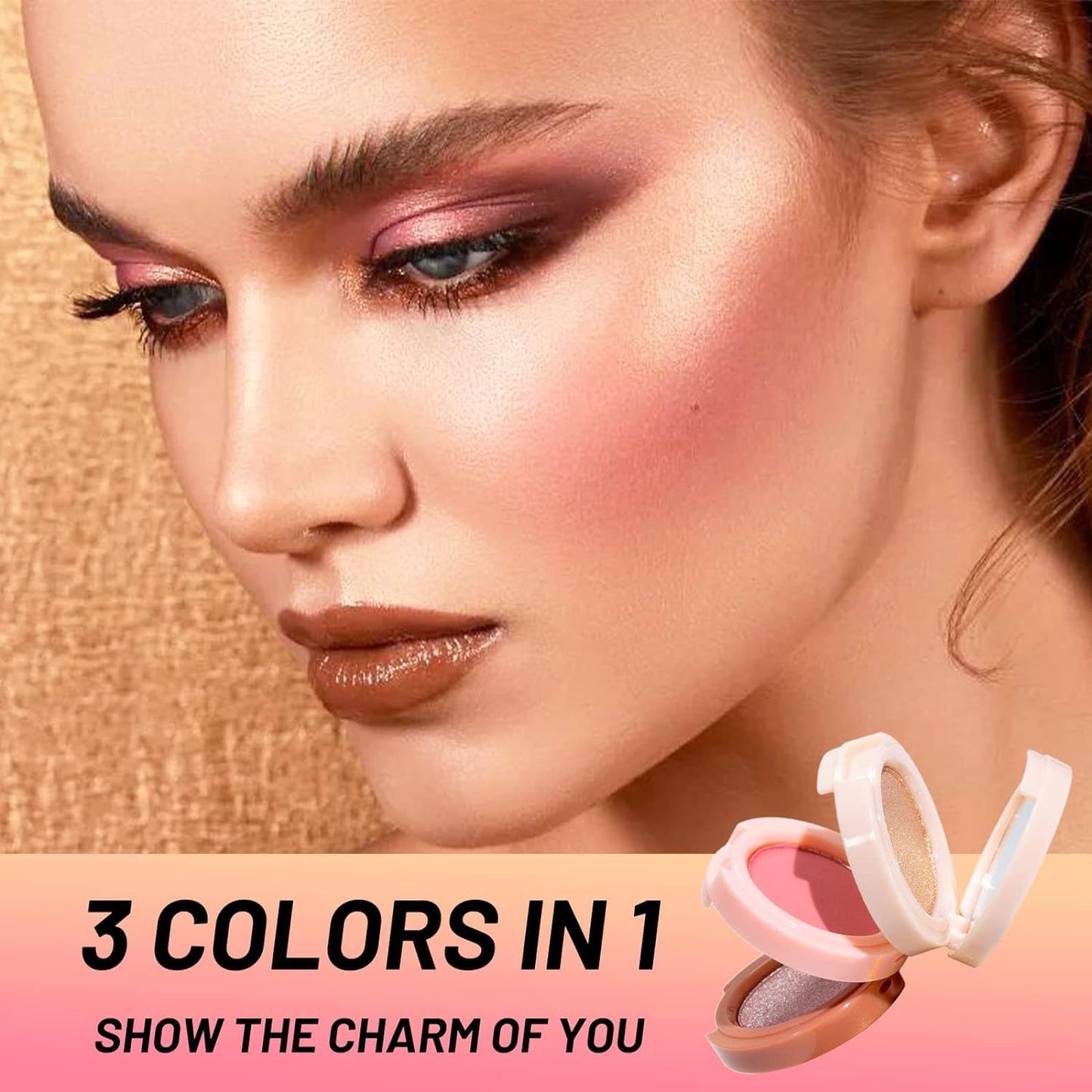 Illuminante + Contorno e Blush 3 in 1