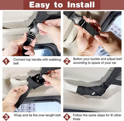 Tasca a rete per riporre l'auto