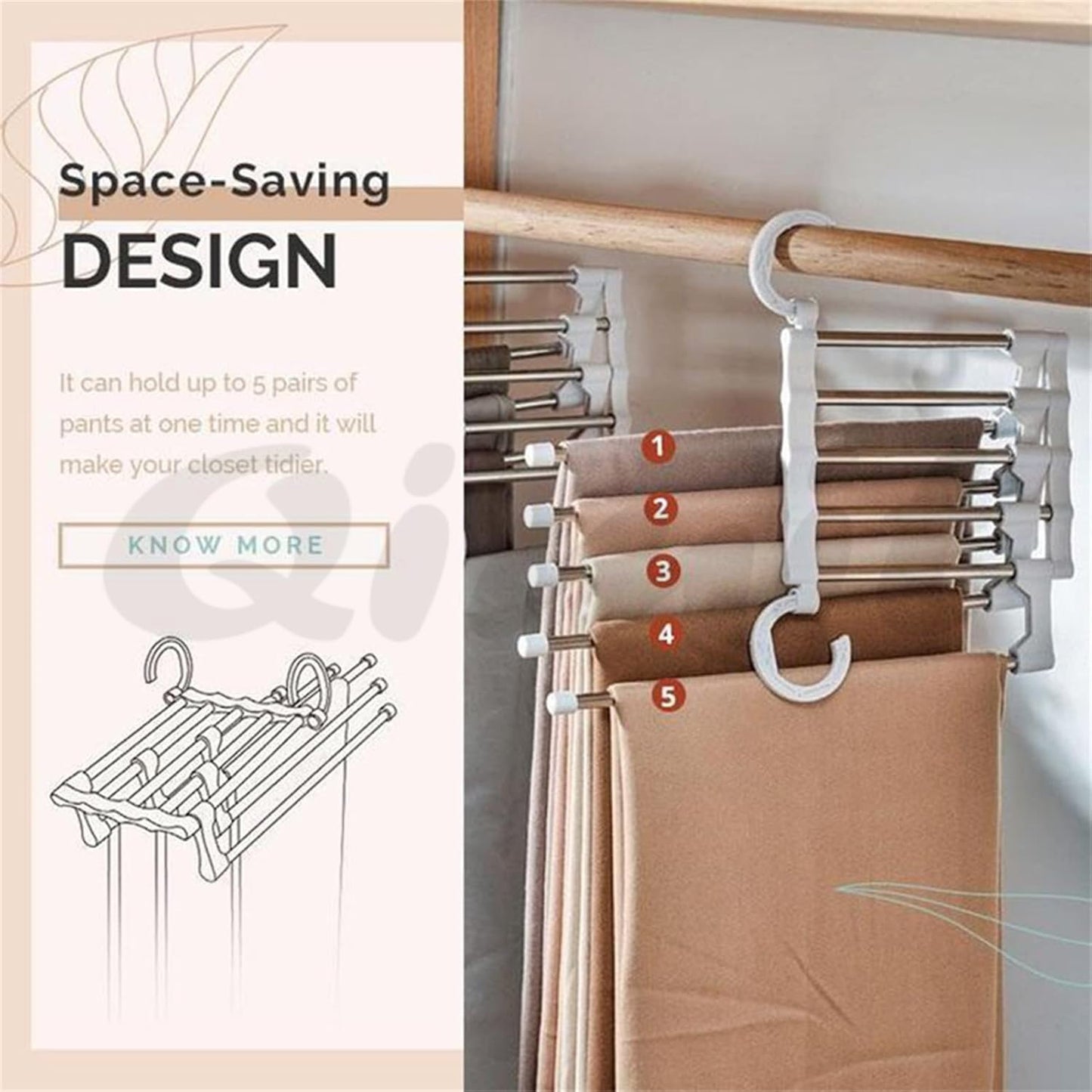 Appendiabiti magico 5 in 1