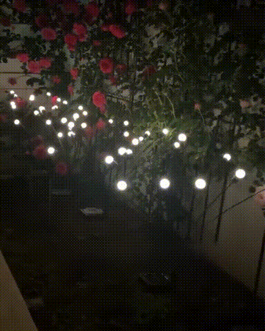 Luce lucciola alimentata ad energia solare