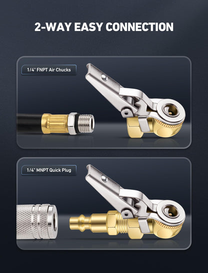 Ugello Gonfiagomme con Bloccaggio a Aria