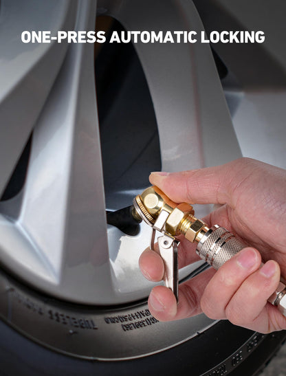 Ugello Gonfiagomme con Bloccaggio a Aria