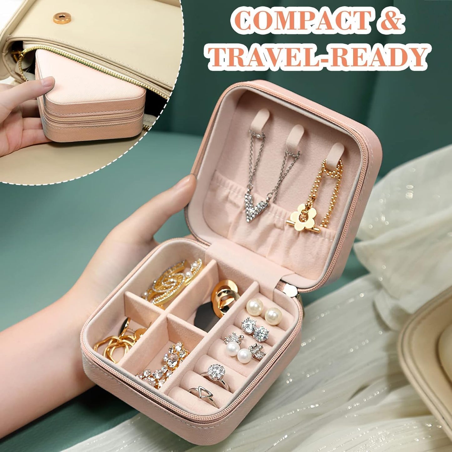 Portagioie con cerniera per donna