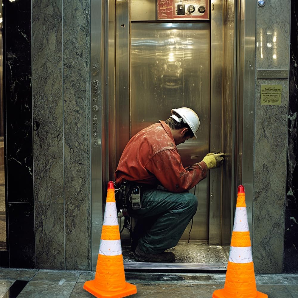 Cono stradale pieghevole