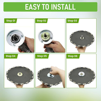 Lama per decespugliatore tipo motosega