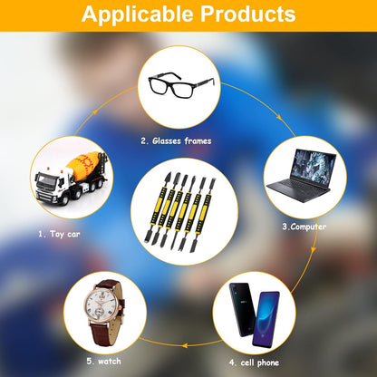 Set di 6 pezzi di piede di porco in metallo