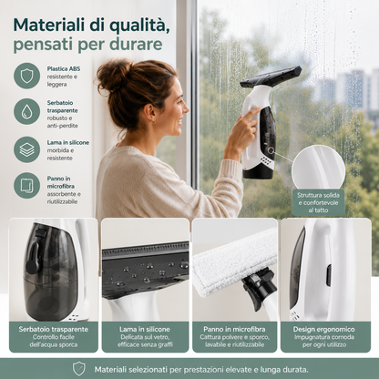 Lavavetri Elettrico con Spray e Aspirazione
