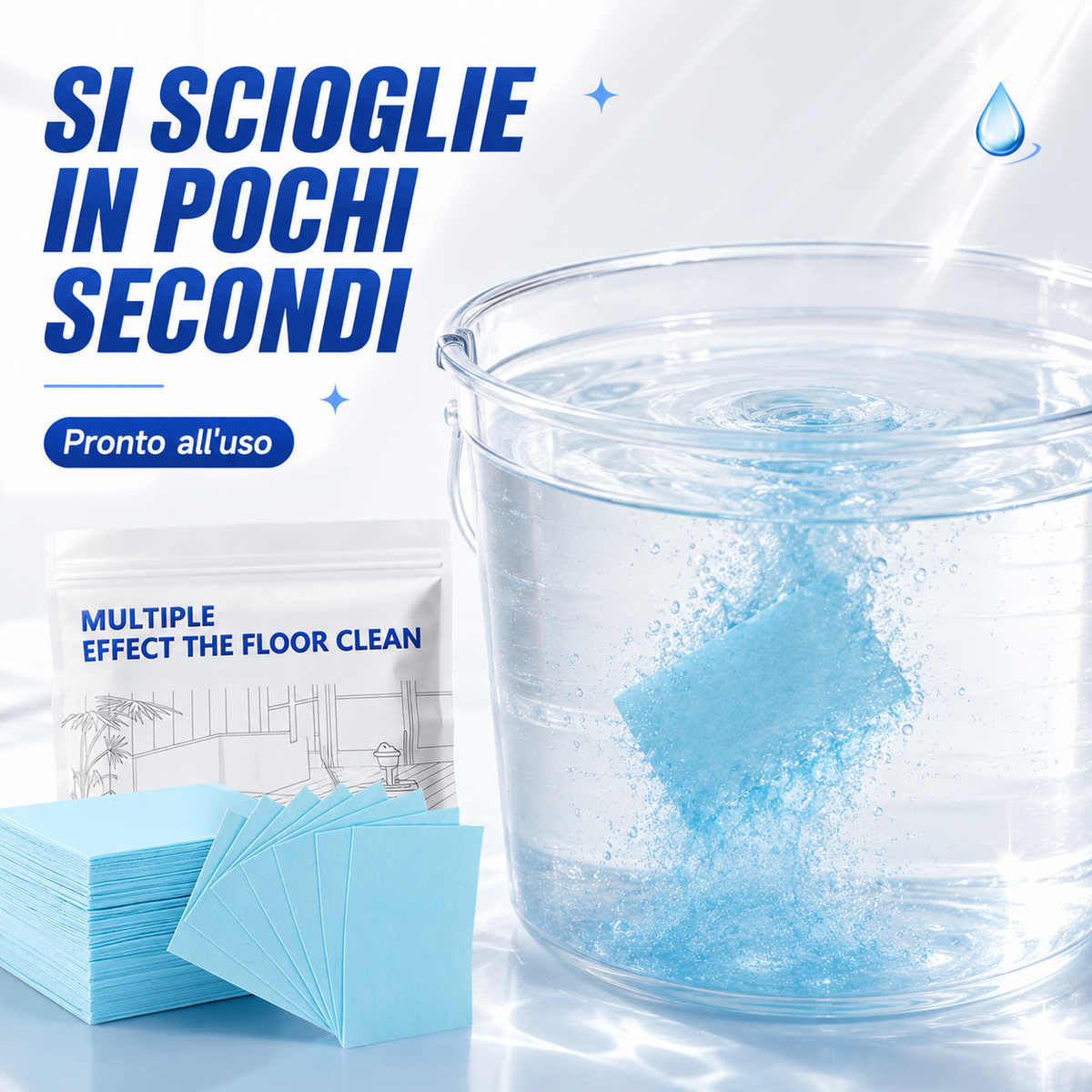 OFFERTA SPECIALE | Set da 50 Fogli Lavapavimenti