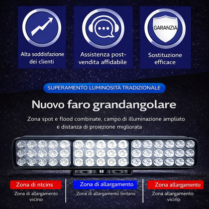 Faretto fendinebbia a 45 LED