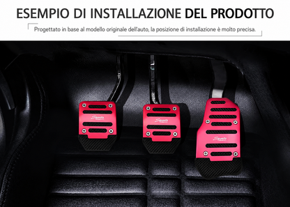 Kit Copri Pedali Auto Antiscivolo Universali R-Sports 🔴