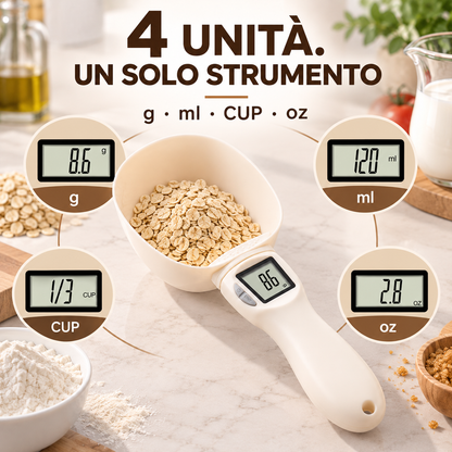 OFFERTA ESCLUSIVA | Cucchiaio dosatore con bilancia