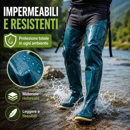 Stivali Cosciali Impermeabili in PVC