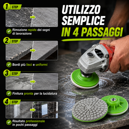 Dischi Abrasivi per Lucidatura di Marmo e Granito