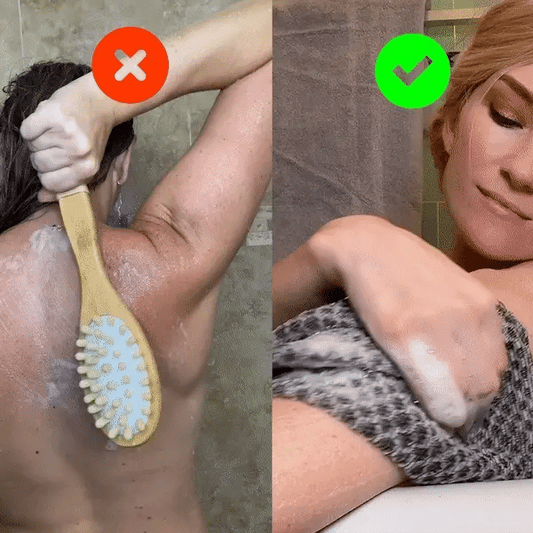 Asciugamano da doccia esfoliante antibatterico