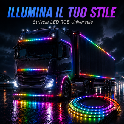 Striscia LED RGB per auto