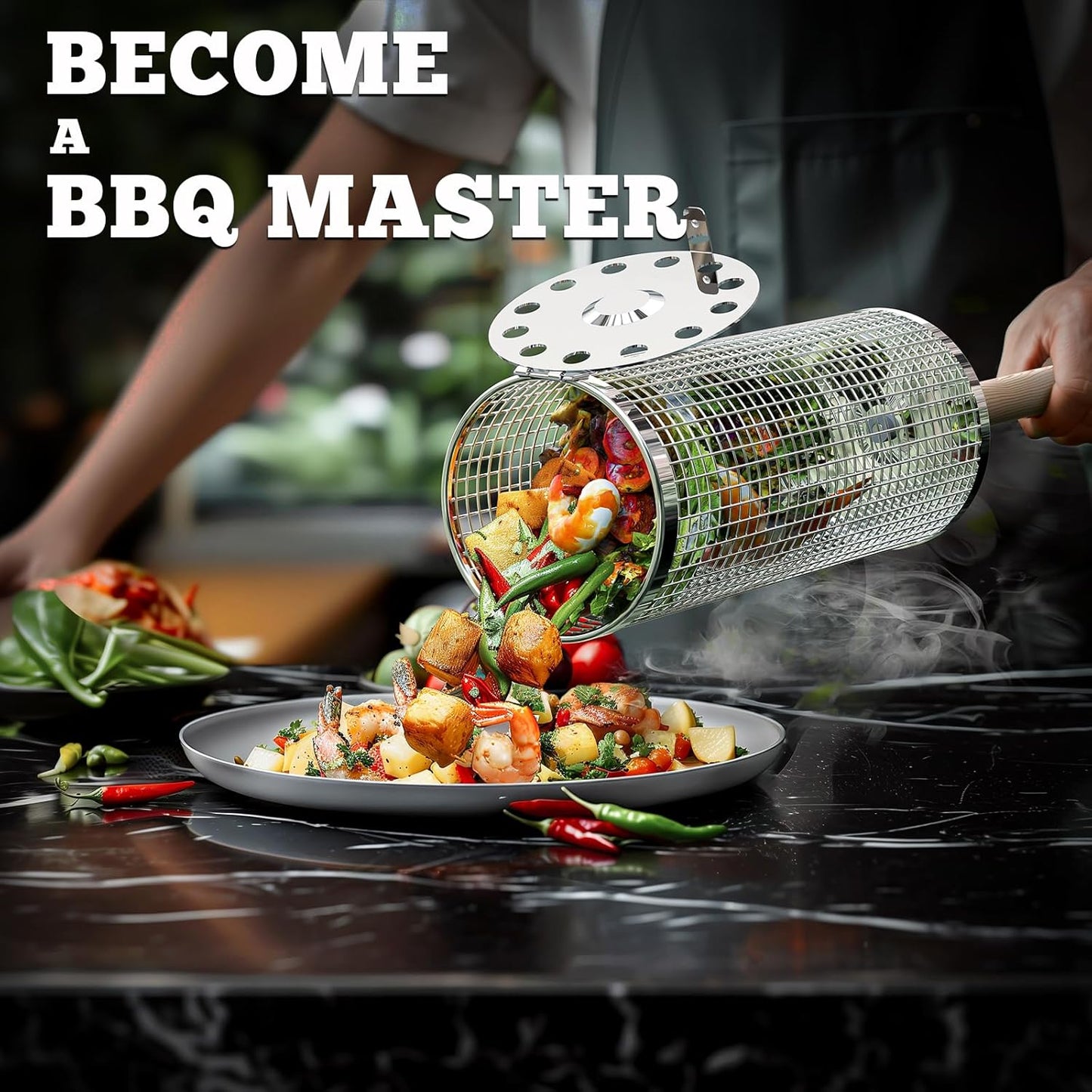 Cestello Per Barbecue Girevole