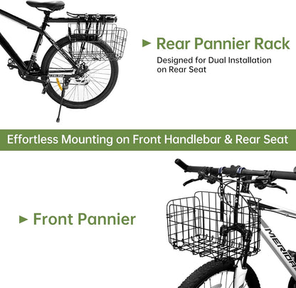 Cestino pieghevole per bicicletta