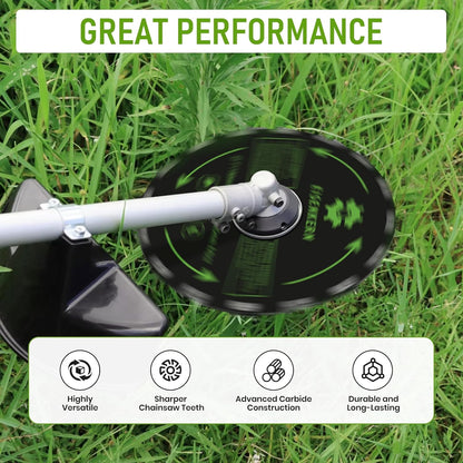 Lama per decespugliatore tipo motosega