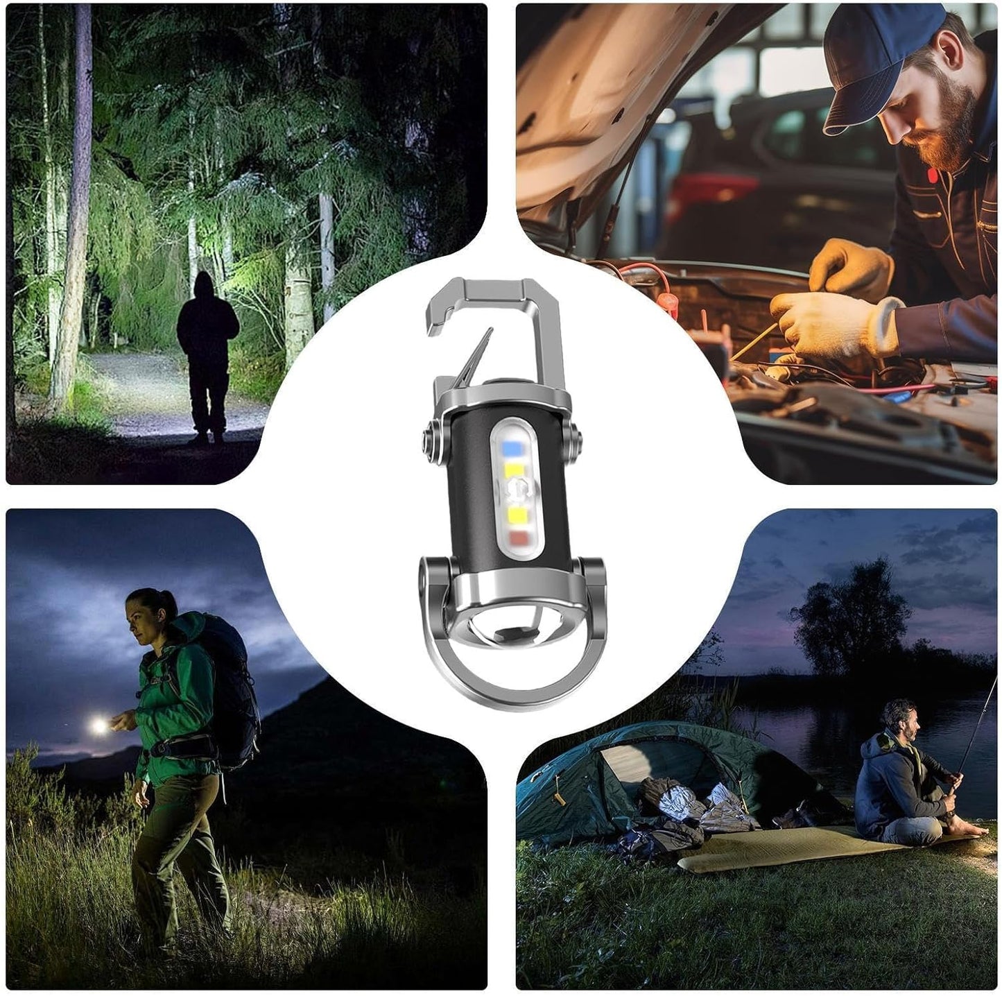 Portachiavi portatile con luce