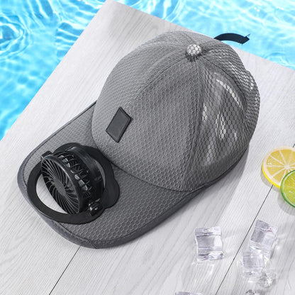 Berretto con Visiera Ricaricabile a Energia Solare