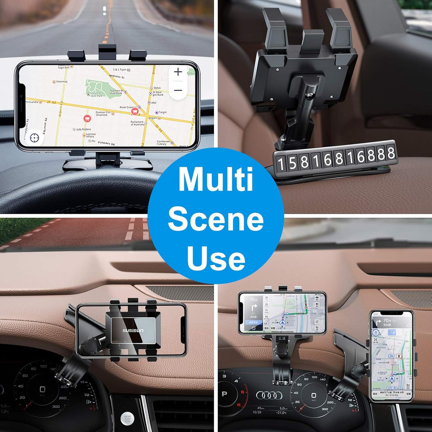 Supporto Telefono 360° Auto