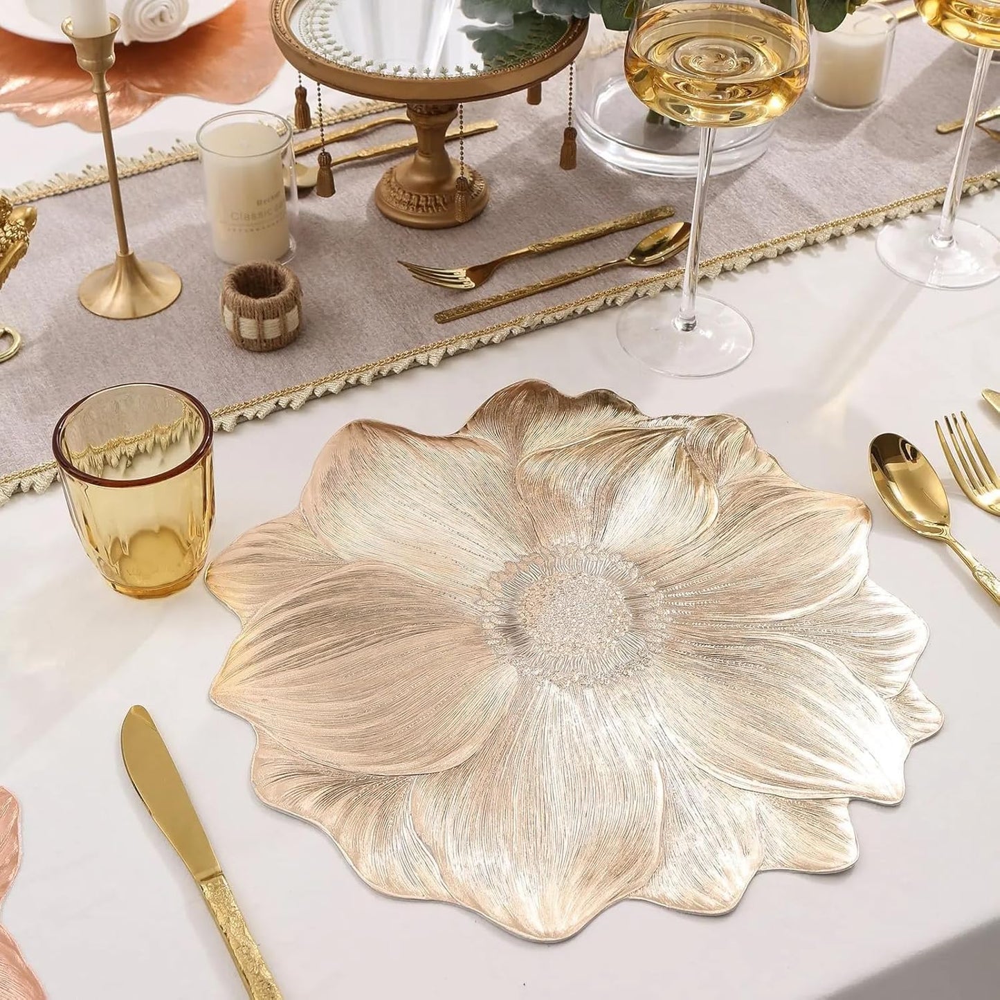 Tovagliette Rotonde per Tavolo Da Pranzo