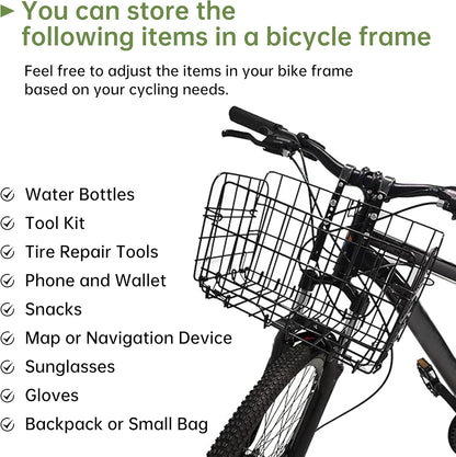 Cestino pieghevole per bicicletta